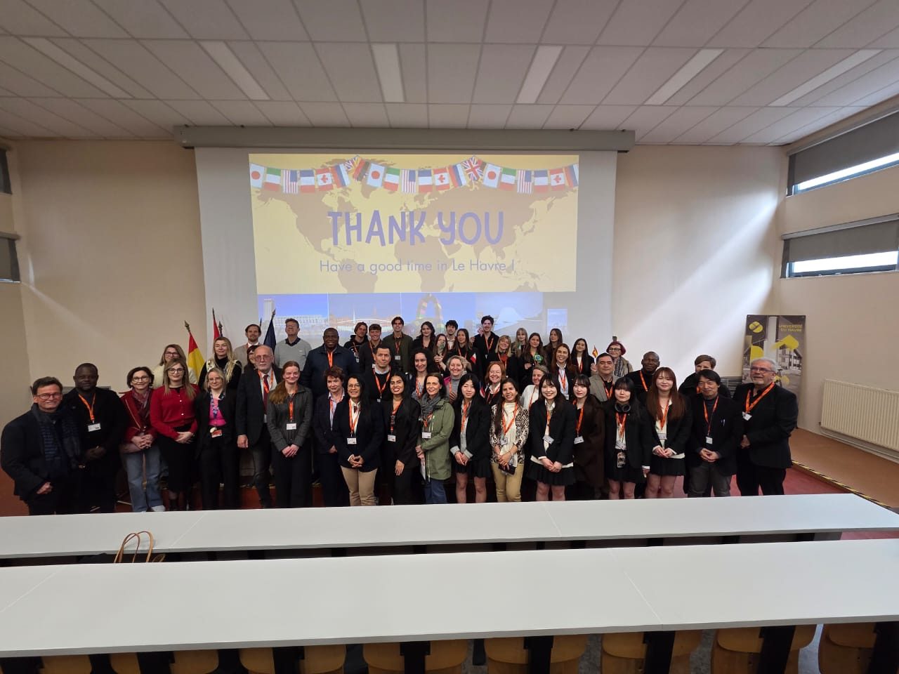 Semaine internationale à l'Université du Havre — photo de groupe